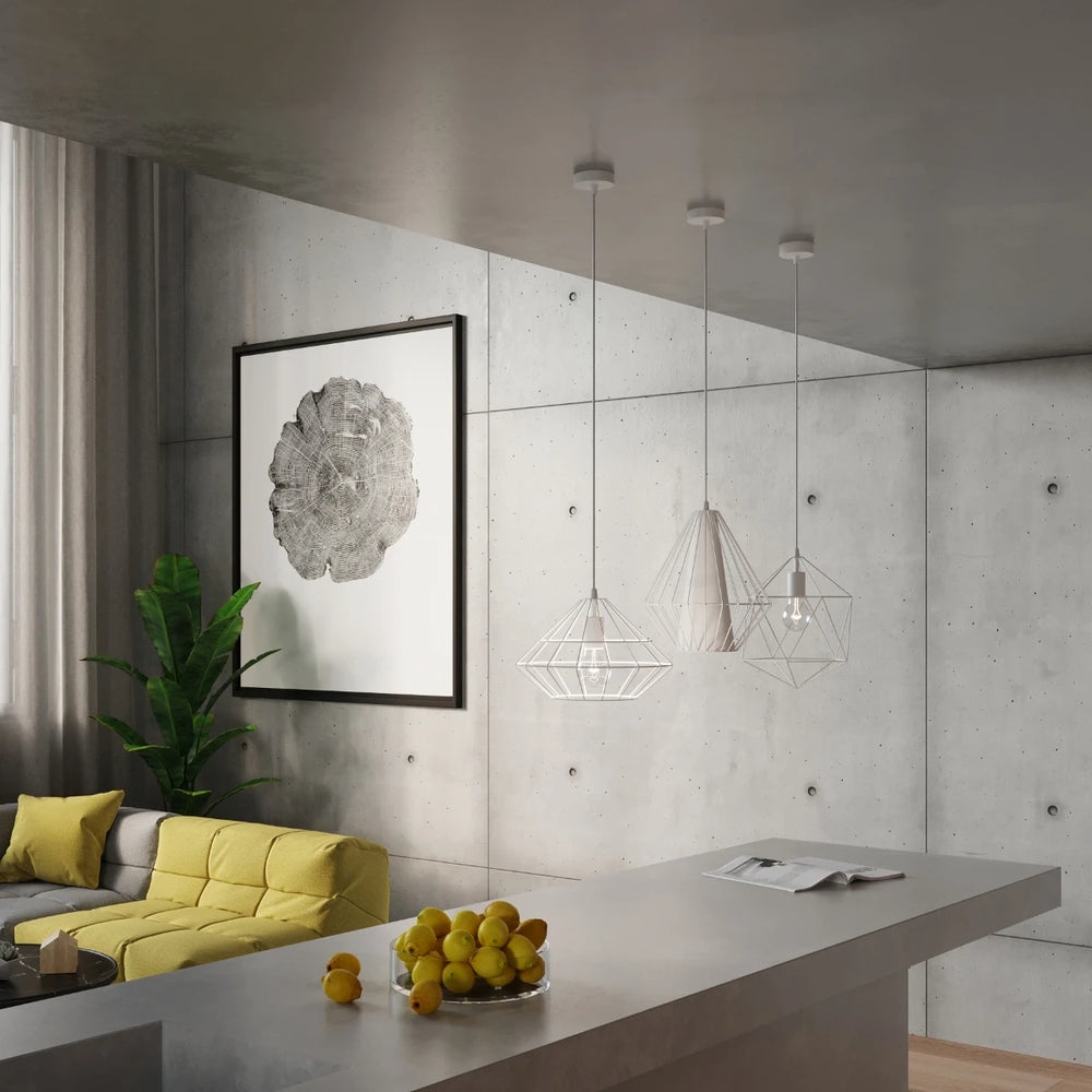 Sollux Lighting LED pendant light Mandelino with E27 socket, IP20, Matte Gold Brass, 220-240V, CE RoHS