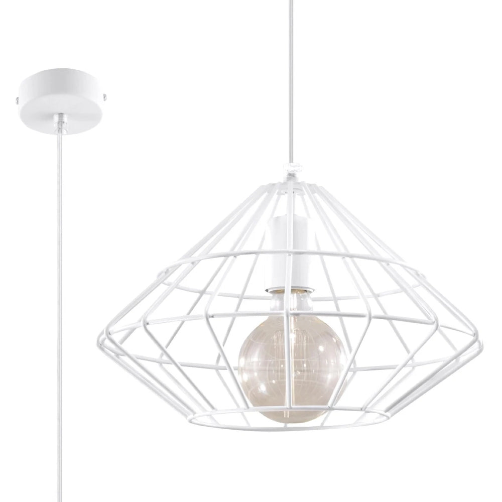 Sollux Lighting lampada a sospensione LED Mandelino con portalampada E27, IP20, Ottone Oro Opaco, 220-240V, CE RoHS