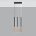 Sollux Lighting lampada a sospensione LED MOZAICA Nero Rame, 3xG9, 220-240V, IP20, Alluminio, CE RoHS