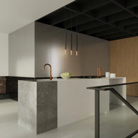 Sollux Lighting LED pendant light MOZAICA, E27 fitting, 50W max, 220-240V, IP20, Aluminium Matte Gold