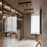 Sollux Lighting Faretto LED da soffitto nero EYETECH, 6xG9 attacco, IP20, alluminio oro opaco ottone, 220-240V