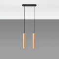 Sollux Lighting LINO 2 lampada a sospensione LED, IP20, 220-240V, 50W max, Alluminio Oro Opaco, CRI 80, CE RoHS