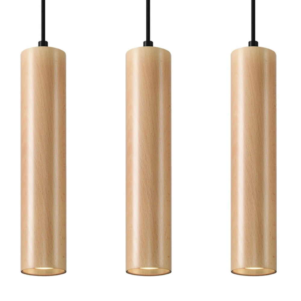 Sollux Lighting LINO 3 hanging lamp, LED compatible, IP20, 220-240V, Aluminium Matte Gold finish