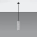 Lampada a sospensione LED Sollux Lighting LUVO, attacco GU10, cemento Grigio, IP20, 220-230V, altezza 300mm, certificata CE