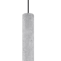 Lampada a sospensione LED Sollux Lighting LUVO, attacco GU10, cemento Grigio, IP20, 220-230V, altezza 300mm, certificata CE