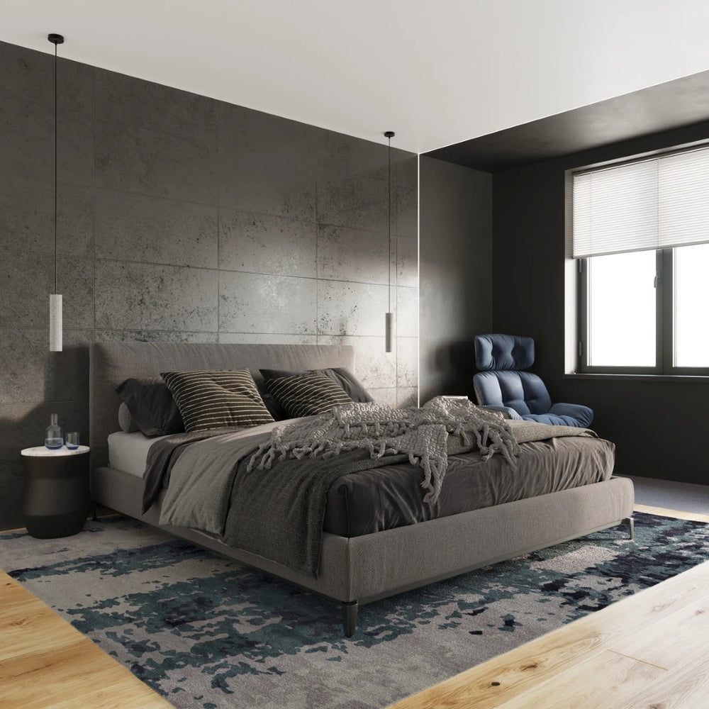 Lampada a sospensione LED Sollux Lighting LUVO, attacco GU10, cemento Grigio, IP20, 220-230V, altezza 300mm, certificata CE