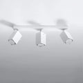 Sollux Lighting MERIDA faretto da soffitto LED Bianco 3xGU10, IP20, 220-240V, Alluminio, CE RoHS
