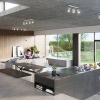 Sollux Lighting MERIDA faretto da soffitto LED Bianco 3xGU10, IP20, 220-240V, Alluminio, CE RoHS