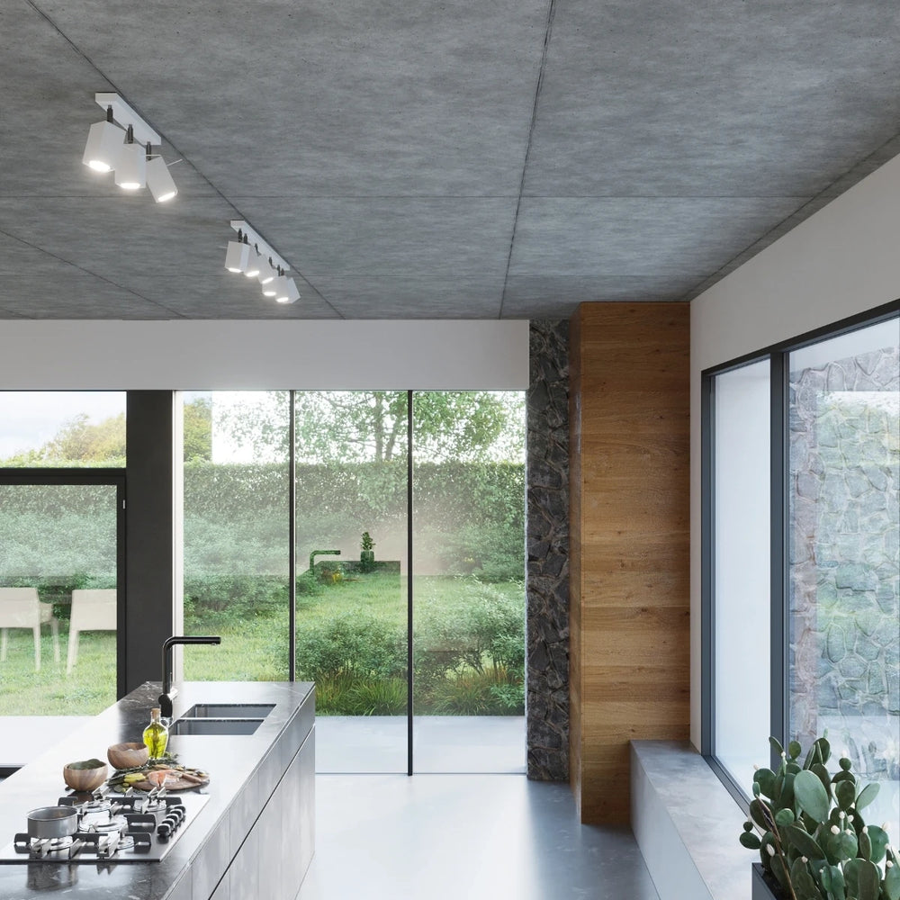 Sollux Lighting MERIDA faretto da soffitto LED Bianco 3xGU10, IP20, 220-240V, Alluminio, CE RoHS