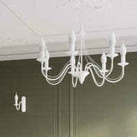 Sollux Lighting MINERWA 7 lampadario, predisposto per LED, IP20, 220-240V, Ottone Oro Opaco, Alluminio, max 50W