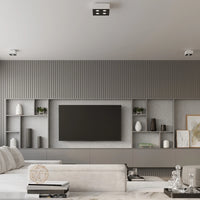 Sollux Lighting MONO 4 faretto LED da soffitto, IP20, 220-240V, 4x35W max, finitura Alluminio Oro Opaco