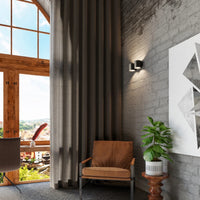 Sollux Lighting ORBIS 2 wall lamp Black, LED compatible, IP20, Aluminium, 220-240V, max 50W, CE RoHS