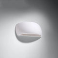 Sollux Lighting PONTIUS applique da parete in ceramica, compatibile LED, IP20, 220-240V, finitura Ottone Oro Opaco