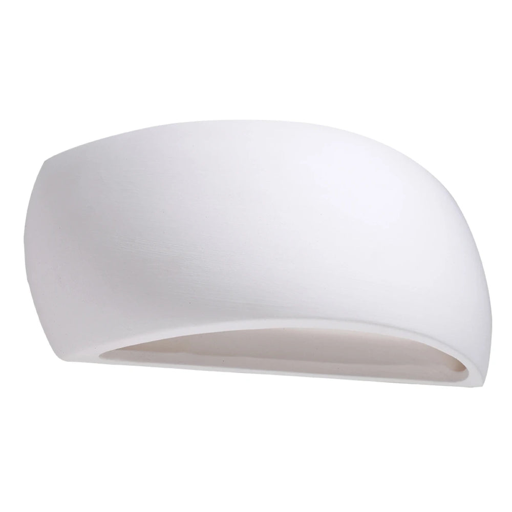 Sollux Lighting PONTIUS applique da parete in ceramica, compatibile LED, IP20, 220-240V, finitura Ottone Oro Opaco