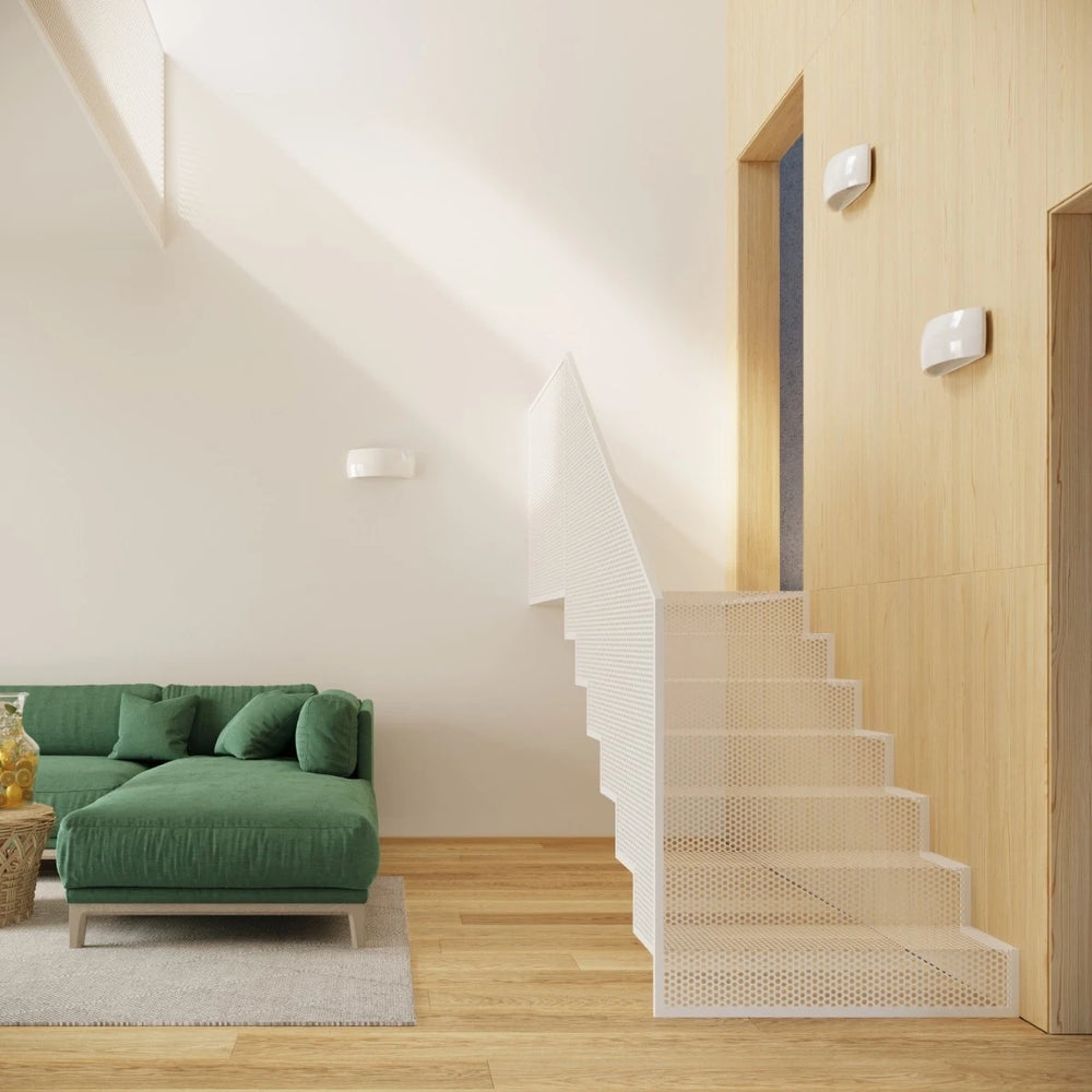 Sollux Lighting PONTIUS applique da parete in ceramica, compatibile LED, IP20, 220-240V, finitura Ottone Oro Opaco