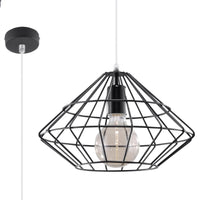 Sollux Lighting UMBERTO lampada a sospensione LED, Nero, IP20, Alluminio, 220-240V, max 50W, CE RoHS