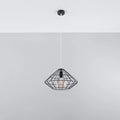 Sollux Lighting UMBERTO lampada a sospensione LED, Nero, IP20, Alluminio, 220-240V, max 50W, CE RoHS