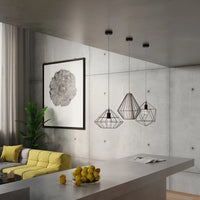 Sollux Lighting UMBERTO lampada a sospensione LED, Nero, IP20, Alluminio, 220-240V, max 50W, CE RoHS