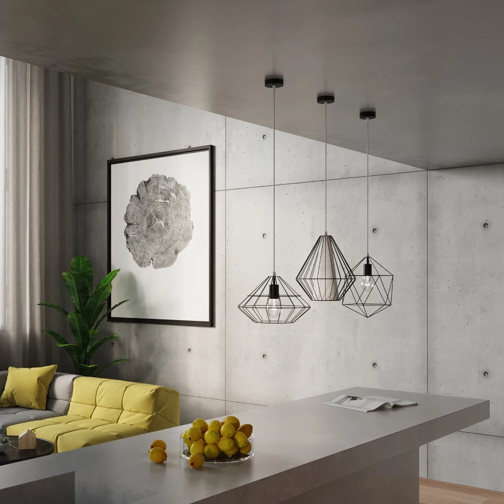 Sollux Lighting UMBERTO lampada a sospensione LED, Nero, IP20, Alluminio, 220-240V, max 50W, CE RoHS
