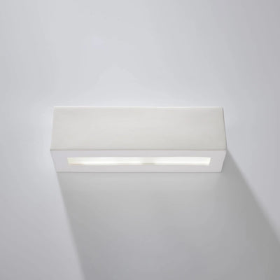 Applique da parete in ceramica Sollux Lighting VEGA, compatibile con LED, IP20, E27 max 50W, finitura Ottone Oro Opaco