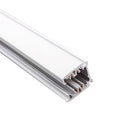 Binario LED Spectrum trifase 2M Bianco, Corpo in alluminio, Montaggio a soffitto o sospeso, IP20, 230V