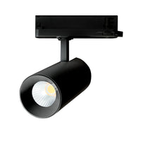 Spectrum ANDROMEDA LED Track Light 15-27W 3000K 3000 lumens CRI>90 36° 60° Black IP20 3-Phase 230V