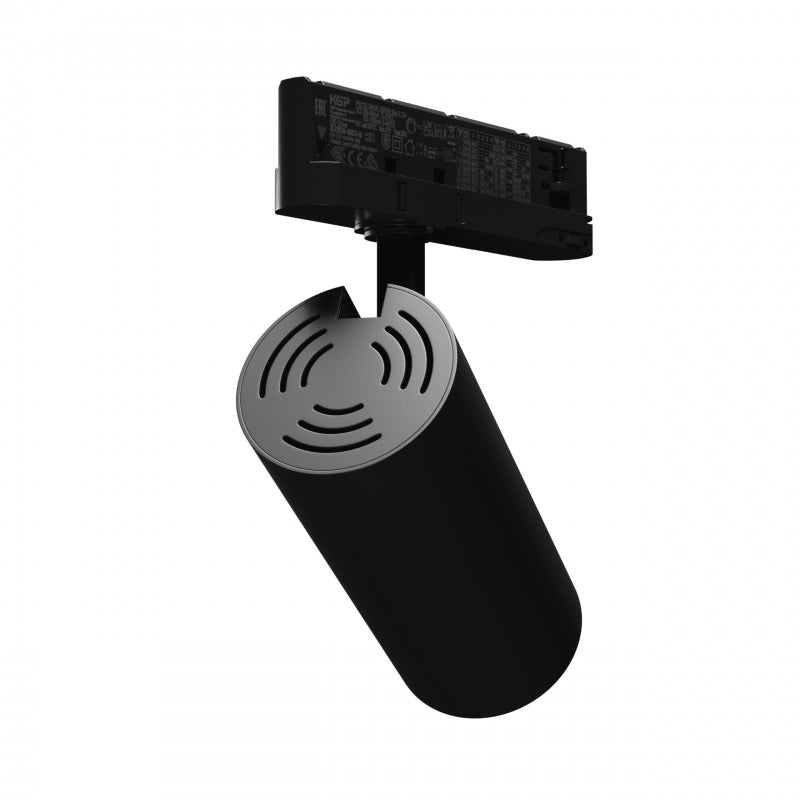Spectrum ANDROMEDA Faretto LED su Binario 15-27W 4000K 3200 lumen CRI>90 36°/60° Nero 3-Fasi IP20
