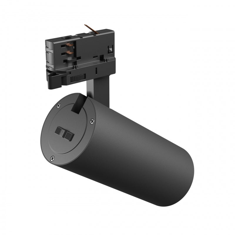 Spectrum ANDROMEDA PRIME Faretto LED su Binario Trifase 24W CCT 2700 lumen 25° 230V IP20 Alluminio Nero