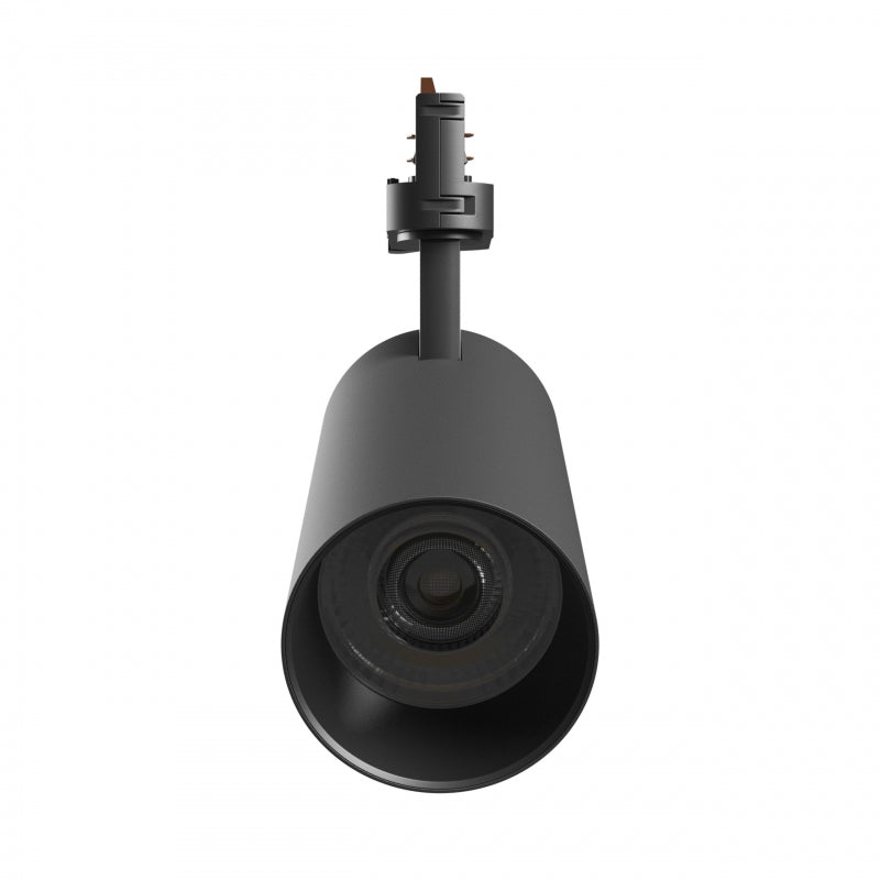 Spectrum ANDROMEDA PRIME Faretto LED su Binario Trifase 24W CCT 2700 lumen 25° 230V IP20 Alluminio Nero