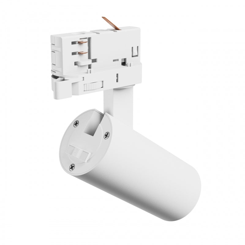 Spectrum ANDROMEDA PRIME Faretto LED su Binario Trifase 8W 230V CCT 25° 800 lumen CRI 80 IP20 Bianco
