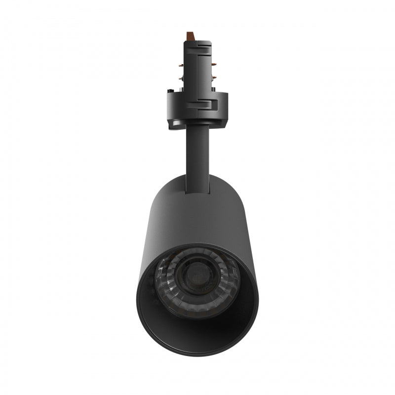 Spectrum ANDROMEDA PRIME Faretto LED su Binario Trifase 8W CCT 230V Fascio 25° IP20 Alluminio Nero