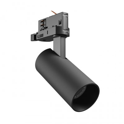 Spectrum ANDROMEDA PRIME Faretto LED su Binario Trifase 8W CCT 230V Fascio 25° IP20 Alluminio Nero