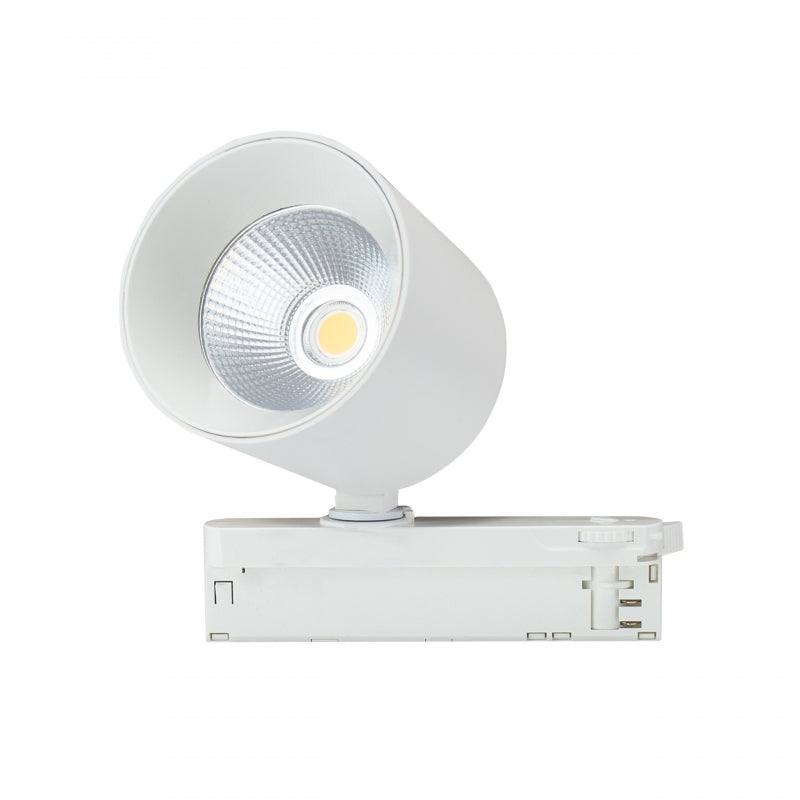 Spectrum ARTEMIDA Maxi Faretto a Binario LED 12-42W 4000K 4500 lumen CRI>90 36° 60° IP20 Bianco 3-Fasi