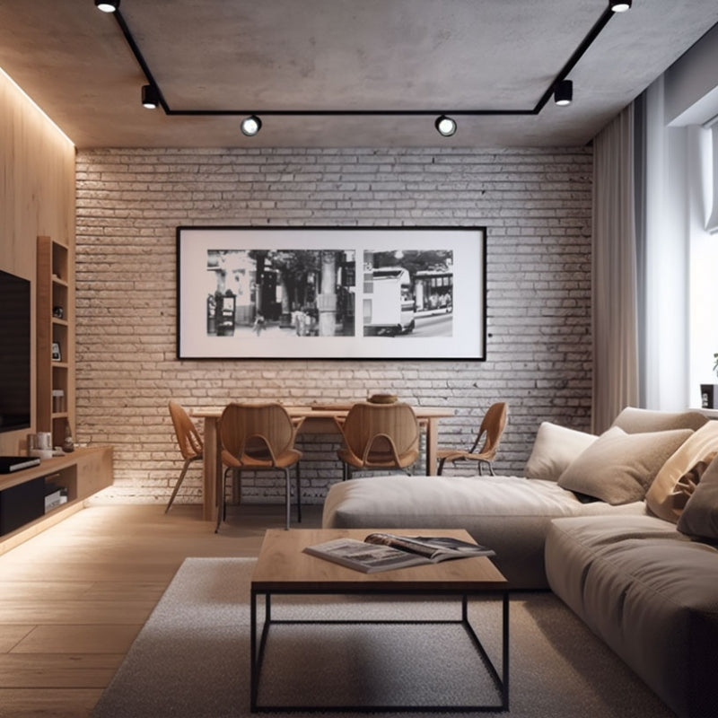 Spectrum ARTEMIDA Maxi Faretto LED su Binario 3-Fasi 12-42W 3000K 4500 lumen CRI>90 IP20 Alluminio Nero