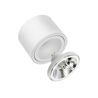 Plafoniera LED Spectrum CHLOE AR111 GU10, Rotonda Bianca Regolabile, A Soffitto, IP20 20W Max