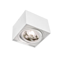Spectrum CHLOE AR111 GU10 LED surface-mounted ceiling light, IP20 White aluminum housing, 20W max 250V