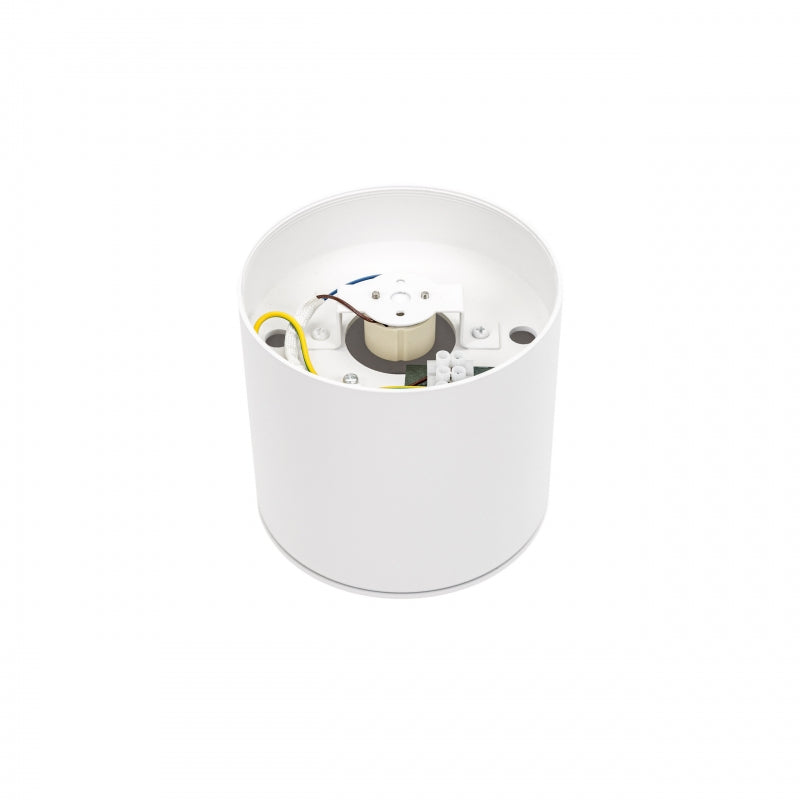 Spectrum CHLOE AR111 GU10 Surface Mounted Ceiling Light IP65 White Aluminum 250V Indoor Outdoor