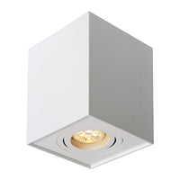 Spectrum CHLOE GU10 LED ceiling spotlight, square adjustable White IP20, 250V aluminium housing