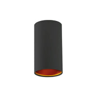 Faretto LED da superficie Spectrum CHLOE GU10, max 10W, IP20, Nero Dorato, 250V, corpo in alluminio