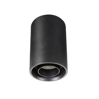 Faretto da superficie Spectrum CHLOE LED GU10, IP20, max 10W, rotondo nero orientabile per soffitto