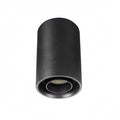 Faretto da superficie Spectrum CHLOE LED GU10, IP20, max 10W, rotondo nero orientabile per soffitto