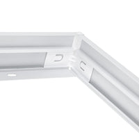 Spectrum frame for surface mounted ALGINE 620x620mm luminaire, aluminum and plastic, slim 43mm profile