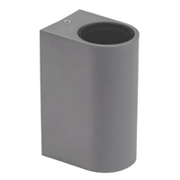 Applique da parete LED Spectrum GU10 x2, bidirezionale, montaggio superficiale, 250V, IP54 Grigio, 150x73x95mm