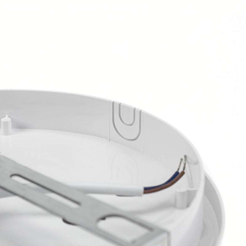 Plafoniera Spectrum LED 20W IP54 230V 4000K bianco neutro rotonda con sensore PIR 2300 lumen Bianco