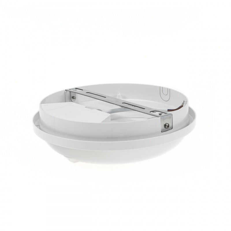 Plafoniera Spectrum LED 20W IP54 230V 4000K bianco neutro rotonda con sensore PIR 2300 lumen Bianco