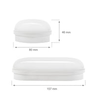 Spectrum LED 8W Oval Ceiling Light IP54 230V 4000K Neutral White 820 lumens Polycarbonate Housing