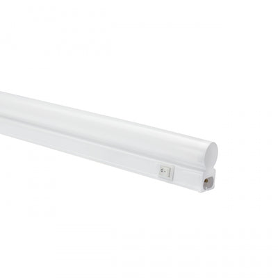 Spectrum LED cabinet light 600mm 7W 4000K 230V IP20 White surface mounted with switch
