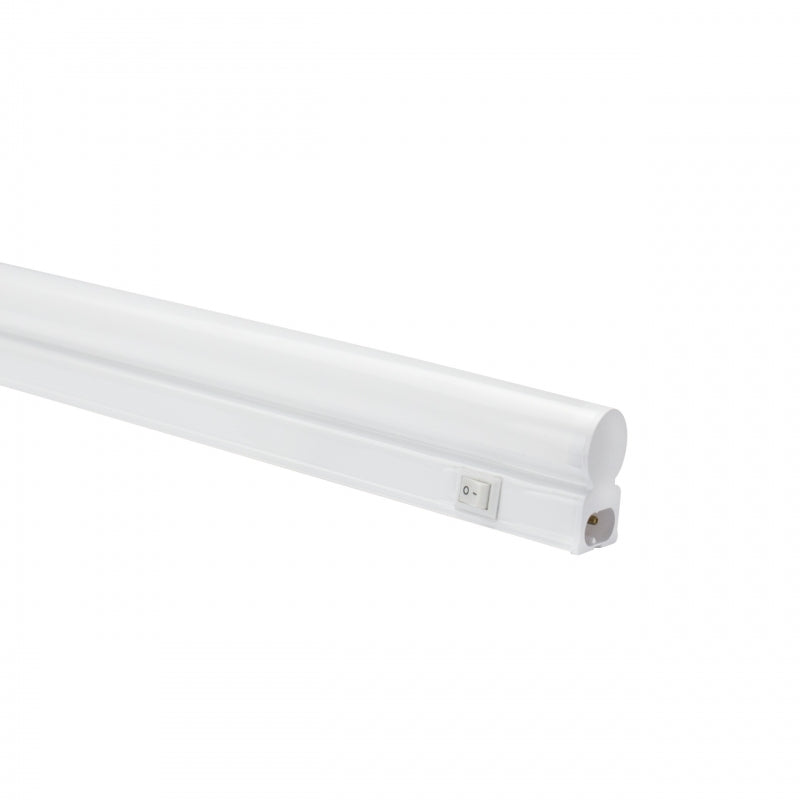 Spectrum LED cabinet light 600mm 7W 6000K 230V IP20 White surface mount with switch