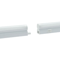 Spectrum LED cabinet light 600mm 7W 6000K 230V IP20 White surface mount with switch