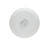 Plafoniera LED Spectrum 32W 6000K 230V IP54 rotonda Bianco Nero 3450 lumen fascio 115° montaggio a superficie